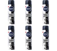 6pz Nivea Men Deodorante uomo 48h Invisible Black e White 150ml