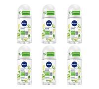 6pz NIVEA NATURALLY GOOD Bio Aloe Vera Deodorante deo corpo roll on 50ml
