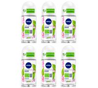 6pz NIVEA NATURALLY GOOD Bio green Tea Deodorante deo corpo roll on 50ml