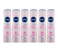 6pz NIVEA PEARL & BEAUTY Deodorante spray QUICK DRY 150ml