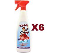 6PZ OLE' RESSENZA AZZURRA PROFUMA DEODORA IGIENIZZA DETERGE SPOLVERA SPRAY 750ML