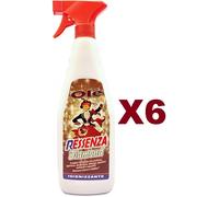 6PZ OLE' RESSENZA DIAMOND PROFUMA DEODORA IGIENIZZA DETERGE SPOLVERA SPRAY 750ML