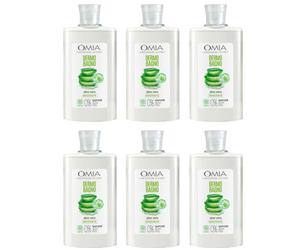 6pz Omia Aloe Vera Bagnoschiuma EcoBio idratante sapone doccia 400ml