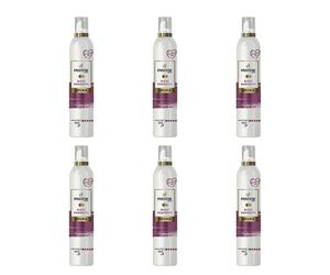 6pz Pantene Pro-V RICCI PERFETTI Spuma Coconut Oil Ferragni capelli cocco 200ml