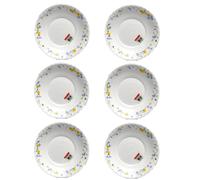 6pz PIATTO INSALATIERA BORMIOLI ROCCO 28cm piatto fondo vetro infrangibile