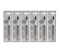 6pz PIAVE SPAZZOLINO ACTIVE CARBON con setole morbide con carbone attivo-grigio