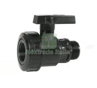 6PZ RACCORDO NYLON VALVOLA A SFERA MF 1: