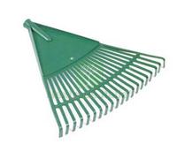 6PZ SCOPA PER FOGLIE IN PLASTICA FISSA 20 DENTI CM.44X39,5H.: