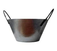 6PZ SECCHIO MURATORE DUE MANICI FERRO D.CM 34 LITRI 12