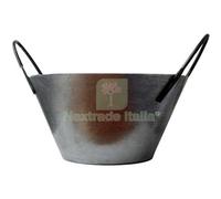 6PZ SECCHIO MURATORE DUE MANICI FERRO D.CM 34 LITRI 12: