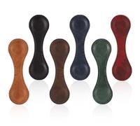 6pz Segnalibro Magnetico in Pelle, 10x3cm Fronte-Retro Segnalibri Magnetici per Leggere Clip Magnetiche per Libri per Salvare la Tua Pagina Regalo per Amanti dei Libri Adolescenti(6 Colori)