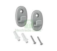 6PZ SET 2 GANCI IN NYLON SERIE ONDA: