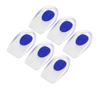 6pz Silicone Tacco Supporto Coppa Cuscinetti Ondulazione Modello Blu 40-46
