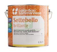 6PZ SMALTO SINTETICO 'SETTEBELLO' LT. 0,375 ROSSO VERMIGLIO: