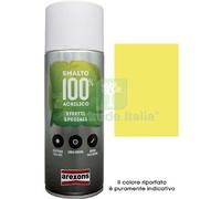 6PZ SMALTO SPRAY 100% ACRILICO FLUORESCENTE AREXONS GIALLO ML 400: