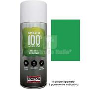 6PZ SMALTO SPRAY 100% ACRILICO FLUORESCENTE AREXONS VERDE ML 400: