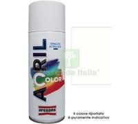 6PZ SMALTO SPRAY ACRIL COLOR AREXONS BIANCO PERLA RAL 1013 ML 400: