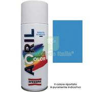6PZ SMALTO SPRAY ACRIL COLOR AREXONS BLU CHIARO RAL 5012 ML 400: