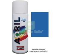 6PZ SMALTO SPRAY ACRIL COLOR AREXONS BLU TRAFFICO RAL 5017 ML 400: