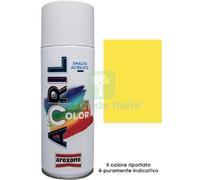 6PZ SMALTO SPRAY ACRIL COLOR AREXONS GIALLO CADMIO RAL 1021 ML 400: