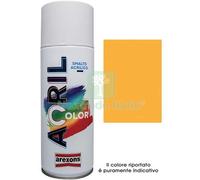 6PZ SMALTO SPRAY ACRIL COLOR AREXONS GIALLO SEGNALE RAL 1003 ML 400: