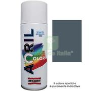 6PZ SMALTO SPRAY ACRIL COLOR AREXONS GRIGIO GRAFITE RAL 7024 ML 400:
