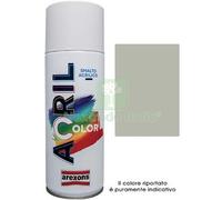6PZ SMALTO SPRAY ACRIL COLOR AREXONS GRIGIO SILICEO RAL 7032 ML 400: