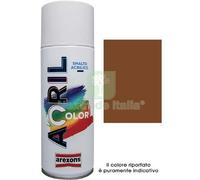 6PZ SMALTO SPRAY ACRIL COLOR AREXONS MARRONE CHIARO RAL 8003 ML 400: