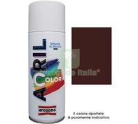 6PZ SMALTO SPRAY ACRIL COLOR AREXONS MARRONE SCURO RAL 8017 ML 400: