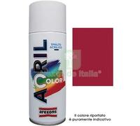 6PZ SMALTO SPRAY ACRIL COLOR AREXONS ROSSO RUBINO RAL 3003 ML 400: