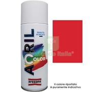 6PZ SMALTO SPRAY ACRIL COLOR AREXONS ROSSO TRAFFICO RAL 3020 ML 400: