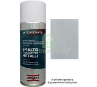6PZ SMALTO SPRAY SPECIALE METALLO AREXONS ANTICHIZZANTE GRIGIO CHIARO ML 400: