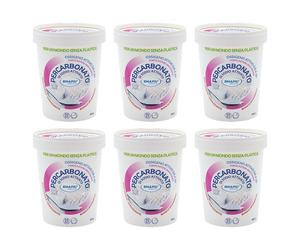 6pz SMAPIU' PERCARBONATO DI SODIO ATTIVATO sbianca e smacchia biancheria 500g