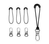 6pz Sostituzione Tirazip, Set di Estensione per Tiralampo e Testa Della Cerniera Linguetta per Riparazione Linguetta per Fissaggio Cerniera per Bagagli Zaini Giacche Borse