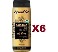 6PZ SPLEND'OR BALSAMO ILLUMINANTE OLIO SPLENDENTE CAPELLI MORBIDI LUMINOSI 300ML