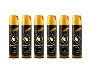 6pz Splend'or lacca per capelli con olio di argan effetto illuminante 300ml