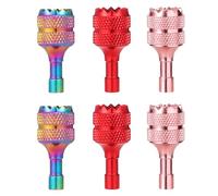 6pz Stick Controller Droni, Radiocomando Stick Sostituzione Joystick per Drone Compatibile con DJI Mini 3 PRO Accessori Controller Smart DJI RC(Colore Abbagliante Rosa Rosso)