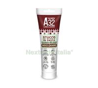 6PZ STUCCO IN PASTA COLORATO PER LEGNO A32 NOCE CHIARO ML. 150: