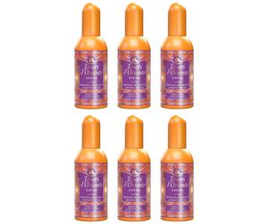 6pz Tesori d’Oriente Karma profumo aromatico Fiore Nashi & Legno Cedro 100ml