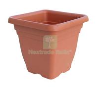 6PZ VASO QUADRO LAURUS ICS PP TERRACOTTA CM 45X45 H.CM 40: