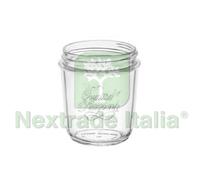 6PZ VASO VETRO BOCCA LARGA QUATTRO STAGIONI Ø MM.86 ML.320: