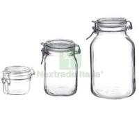 6PZ VASO VETRO FIDO ERMETICO Ø MM.160 ML.4000: