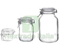 6PZ VASO VETRO FIDO ERMETICO Ø MM.175 ML.5000: