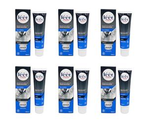 6pz VEET MEN BodyCurv CREMA DEPILATORIA 5min Ascelle Pelli Sensibili 100ml