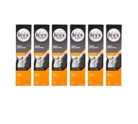 6pz VEET MEN Crema Depilatoria petto e corpo pelli normali 200ml + spatola