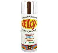 6PZ VELOX SPRAY EFFETTO SPECCHIANTE ARGENTO BOMBOLETTA DA 400 ML: