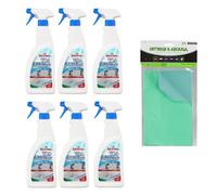 6PZ VIA MUFFA RHUTTEN RH 750ML SBIANCA E IGIENIZZA+PANNO DETERGE E ASCIUGA 40x30