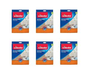 6pz VILEDA microfibre POLV. panno in microfibra 40 x 30 cm