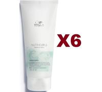 6PZ WELLA PROFESSIONALS NUTRICURLS WAVES & CURLS CONDITIONER ONDE E RICCI 200ML