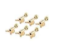 6R Chitarra Tuning Pegs Head Machine Golden Per Chitarre Elettriche Materiale Metallico